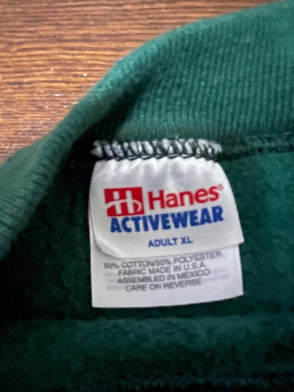 Hanes Activewear Football Respect the Game Graphic Crewneck Sweatshirt NFL XL - Picture 3 of 9
